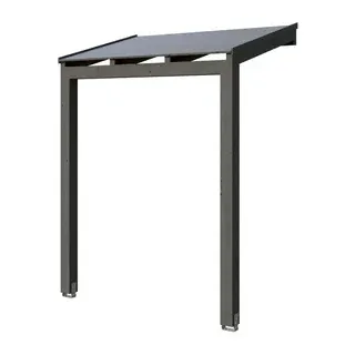 SKANHOLZ Vordach Prerow 203 x 128 cm schiefergrau