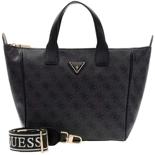 GUESS Schultertasche Follie Small Tote Bag Coal Logo