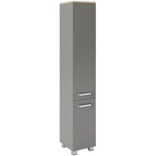 WELLTIME Cosmo Hochschrank 30,2 x 32,5 x 171,5 cm Grau Holz
