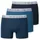 Retroshorts 3er-Pack Basic Kids blau