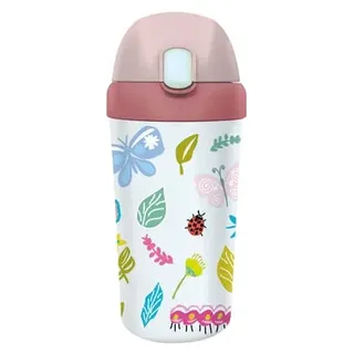 Chic Mic Bioloco Plant Kids Cup Kindertrinkbecher aus PLA hergestellt, Motiv: butterflies and Frieds, Fassungsvermögen: 400 ml, BPKB103