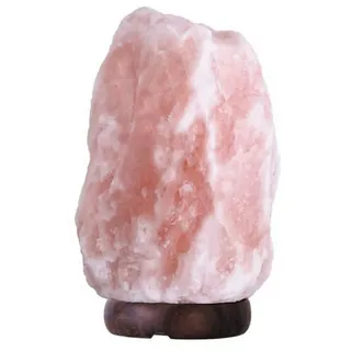 Rabalux Lampe Salz Salzlampe Kristall Dekorativ Mediterraner Stil 15W, E14, Rock, Orange