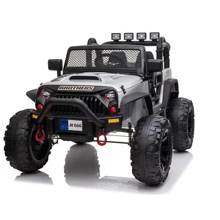 ES-Toys Elektro Kinderfahrzeug Offroad 24V Lackiert Silber (200W)