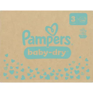 Pampers Baby-Dry Gr. 3 (6-10 kg) 222 St.