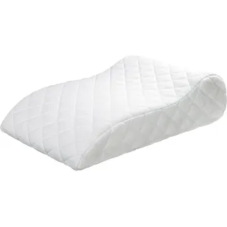 sleepling Venenkissen für Bett und Sofa, Lagerungskissen, für optimale und druckstellenfreie Hochlagerung der Beine weiß