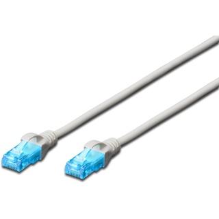 Digitus Patchkabel, Cat5e, U/UTP, RJ-45/RJ-45, 0.25m, grau (DK-1511-0025)