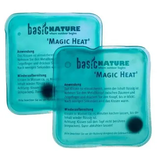 Basic Nature Magic Heat Wärmekissen 2 Stück Blau