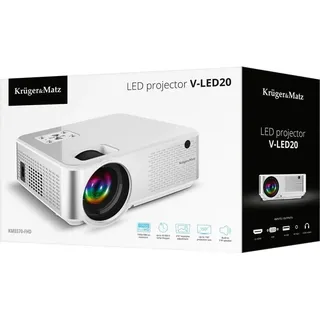 Krüger&Matz V-LED20 LED Grau/Weiß