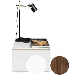 TemaHome »Float« Nachttisch Weiß matt