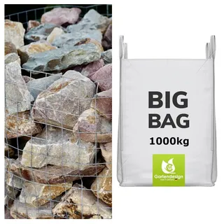 CM-Gartendesign Gabionensteine Grauwacke Gabionensteine, (8/20cm, bunt), 1000kg bunt