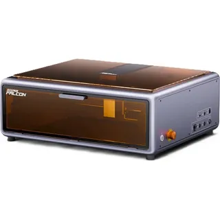 Creality Falcon A1 10W Laser Graviermaschine: mit Gehäuse, Air Assist und Eingebaute Kamera, CoreXY-Bewegungssystem,600mm/s Geschwindigkeit - Orange