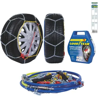 Goodyear 77913: "G9" Schneeketten, 9 mm, Größe 120, Zertifizierung TUV und ÖNORM