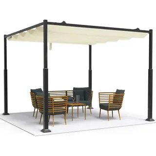 VOUNOT Pergola Gartenpavillon 3 x 3 m 