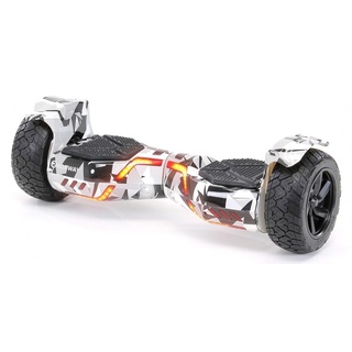 ROBWAY X2 Offroad-Hoverboard fürs Gelände, Erwachsene und Kinder, 8,5 Zoll, App, Bluetooth, 700 Watt (Metro Camo, Offroad)