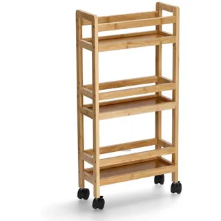 Zeller 18984 Nischen-Rollwagen, Bambus/MDF