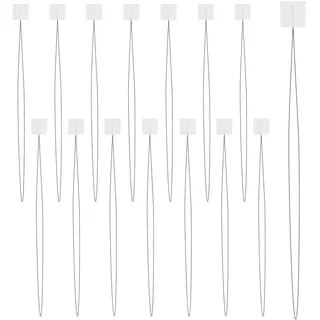 15 Stück Nadeleinfädler, Einfädelhilfe für Nähnadeln, Perlennadeln zum Auffädeln Einfädler Werkzeug Edelstahl Sickernadeln Fadeneinfädler für Nadeln Kunsthandwerk Schmuck Schmuckherstellung