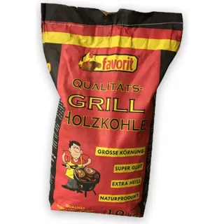 Favorit Grillkohle Laubholz 10 kg