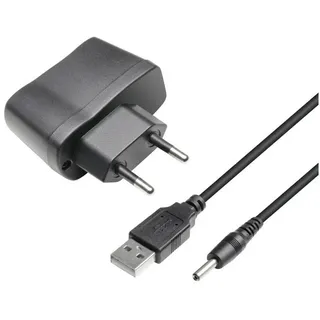 Adam Hall SLED PS USB Universal 5V Netzteil USB/DC (Hohlstecker), inklusive mitgeliefertem USB, schwarz