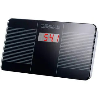 Pearl Digitale Reise-Personenwaage, ultrakompakt, 446 g leicht, LED-Anzeige