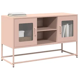 vidaXL TV-Schrank Rosa 100,5x39x60,5 cm Stahl
