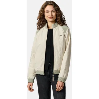 Ragwear Damen, leichte Übergangsjacke kurze Jacke im Bomberjacken-Style Chenna Summer YOUMODO ecru, Gr. XS (34),