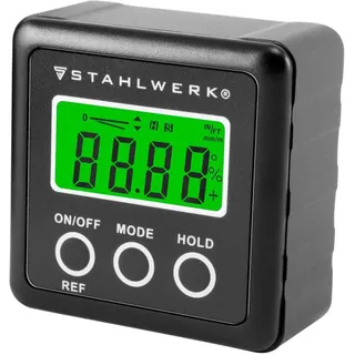 Bernardo STAHLWERK Digitaler Winkelmesser LB-360 ST Neigungsmesser, Level Box