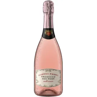 Doppio Passo Prosecco Rose DOC eleganter Sekt Genuss in Rose 750ml