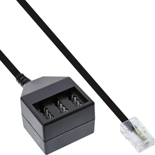 InLine InLine® TAE Adapterkabel, RJ45 Stecker auf TAE NFN Dose, 20cm