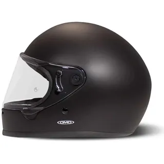 DMD Rivale Vintage Motorradhelm Schwarz Matt, L