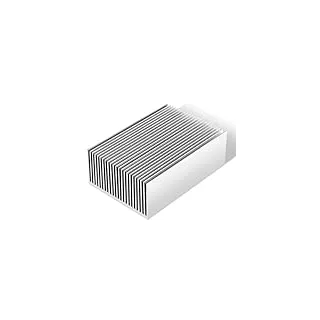 Kühlkörper, Aluminium Kühlkörper PC Kühlrippen Kühler-Set Heatsink für LED Verstärker Transistor IC Modul, 100 x 69 x 36 mm
