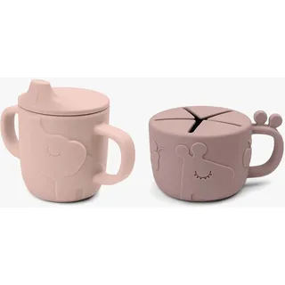 Done by Deer Peekaboo Snack & Trinkbecher-Set Deer Friends,