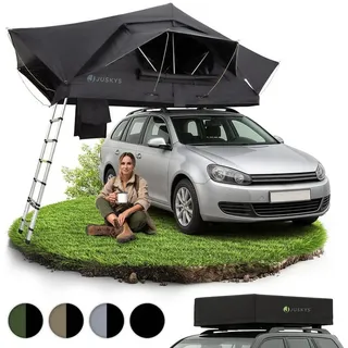 Juskys Autodachzelt Lago 140 x 240 cm Schwarz