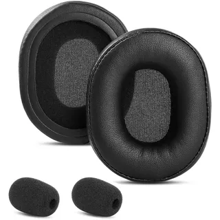 YunYiYi PC8.2 Chat Headset Ersatz Ohrpolster Schaumstoff Kompatibel mit Sennheiser PC 5.2 Chat/PC8.2Chat/PC3.2 Chat Kopfhörer Protein Leder Ohrpolster Teile