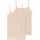 Damen 2 Pack Spaghetti Top Unterhemd Bio Baumwolle 95/5 Organic Unterwäsche Haut_174388 34 EU