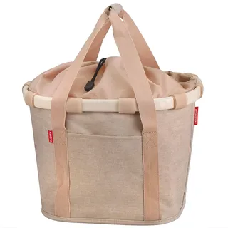 KLICKfix Bikebasket twist coffee braun