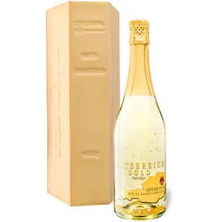 wein- und sektkellerei inführ Österreich Gold - mit 23 Karat Blattgold - mit Geschenkbox