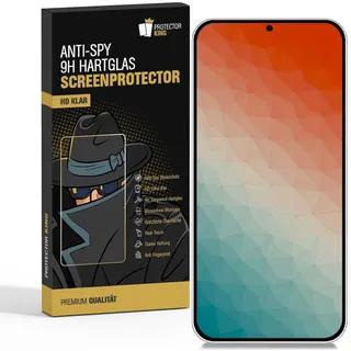 PROTECTORKING 2x 9H Panzerglas für Samsung Galaxy S23 FE ANTI-SPY PRIVACY Displayschutz Schutzglas Panzerfolie Schutzfolie Echtes Tempered Glass Screen Protector