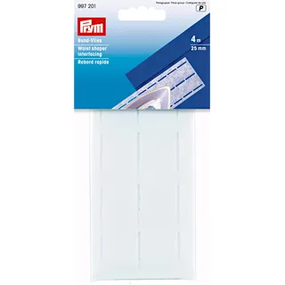 Prym Bund-Vlies perforiert 25 mm weiß 4 m