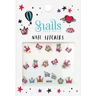 Snails 510200 Kinder Nagelsticker, Motiv: Prinzessin, abziehbar