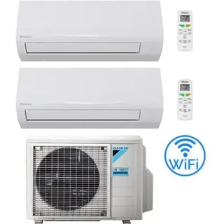 Daikin NEUE SENSIRA Wifi Dual Split 7000 + 12000 BTU Klimaanlage mit mit UE 2MXF40A Klasse A++/A+