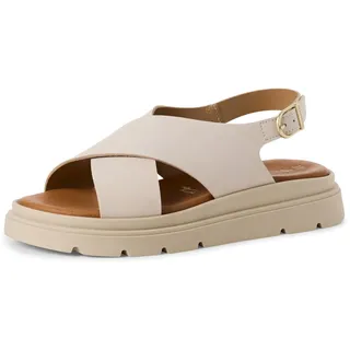 TAMARIS Sandalette Damen, Keilabsatz beige,EU 38