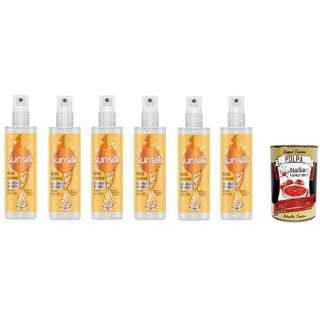 6x Sunsilk Olio Spray Morbidi e Luminosi Soft and Bright Ölsprays 200ml