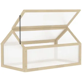Outsunny Frühbeet aus Holz 90 x 52 x 49,5 cm