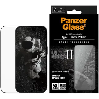 Panzer Glass Ceramic II Displayschutz für iPhone 17/iPhone 16 Pro