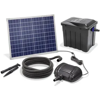 esotec Solar Teichfilterset Premium 50/2500 4-stufen-filterung Für außen, 101070 - esotec