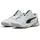Puma Hallenschuhe Unisex weiß/black/silver mist/platinum gray 40