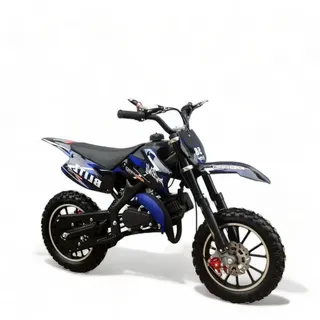 KXD 701A/706A/708A/705A 49cc 2Takt 4Takt Dirt Cross Pocket Enduro Dirtbike Motocrossbike Motocross Motorrad Cross 49ccm Vorderrad (blau, KXD 708A 49ccm 2Takt Blitzer)