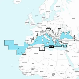 Garmin Navionics Vision+TM Seekarten Für Das Mittelmeer Und Das Schwarze Meer - One Size