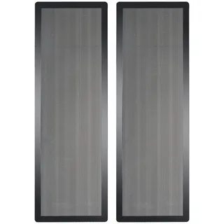 360mm x 120mm Computergehäuse Lüfter Staubfilter PC Mesh Filter Abdeckgitter mit Magnetrahmen, Farbe Schwarz (2 Stück)