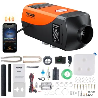 Vevor Diesel-Standheizung 12 V 2 kW orange